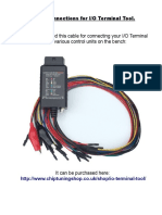 Wiring Connections For I/O Terminal Tool