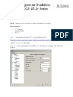 UK - DGS 1510 Series - How - To Configure - An - IP - Address - With - CLI