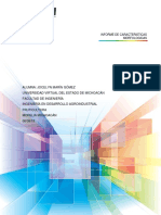 Informe de Caracteristicas Morfologicas