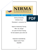 Nirma University: Institute of Law Semester-1, Course-Ba.l.l.b)