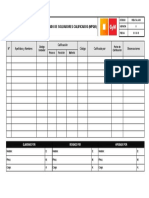 Reg-Tal-009 Lista de Soldadores Calificados (WPQR)