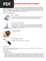 Initial and Final Setting Time of Cement: Fig. 1: Balance