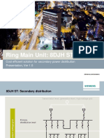 Ring Main Unit: 8DJH ST: Cost Efficient Solution For Secondary Power Distribution Presentation, Ver 1.0