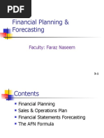 Financial Planning Forecasting