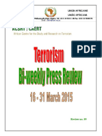 Bi-Weekly Press Review 16 - 31 March 2015