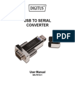 Usb To Serial Converter: User Manual