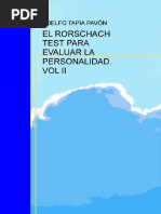 Ebook en PDF EL RORSCHACH TEST PARA EVALUAR LA PERSONALIDAD VOL II PDF