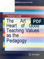 (SpringerBriefs in Education) Terence Lovat - The Art and Heart of Good Teaching - Values As The Pedagogy-Springer Sinpore (2019) - Dikonversi