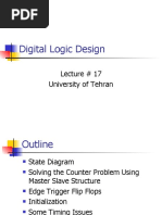 Digital Logic Design: Lecture # 17 University of Tehran