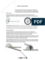 Tipos de Transportadores