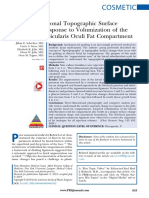 Three-Dimensional Topographic Surface Changes in Response To Volumization of The Lateral Suborbicularis Oculi Fat Compartment