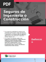 Seguros de Ingenieria o Construcción