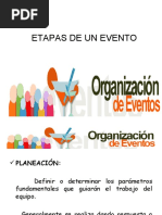 ETAPAS DE UN EVENTO M