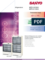 MPR-161D (H) MPR-311D (H) Pharmaceutical Refrigerators: Compact and Large Capacity