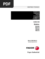 Fagor Industrial DESPIECE TECNICO. Freidoras Friteuses Fryers Fritteusen Friggitrici Fritadeiras GAMA 900. Modelos - FG9-05 FG9-10 FE9-05 FE9-10