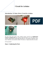 Motor Driver Circuit For Arduino