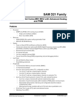 SAMD21 Family DataSheet DS40001882D PDF