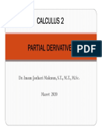 Chapter 13 PARTIAL DERIVATIVES Pertemuan 1 Dan 2 6 April 2020 PDF