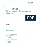 Sage ERP X3 Development - EX - Part 1-1