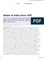 Indian States Since 1947