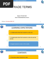 Trade Terms: Nguyen Thi My Hanh Email: Ntmhanh@hcmiu - Edu.vn