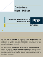 Dictadura y Educación