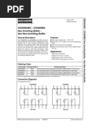 CD4049UBC - CD4050BC Hex Inverting Buffer - Hex Non-Inverting Buffer