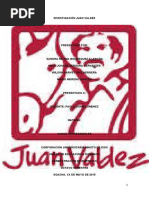 Investigación Juan Valdez