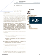 Derecho Del Trabajo en El Transporte Terrestre