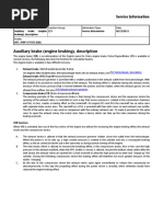 Auxilary Brake (Engine Brake), Description