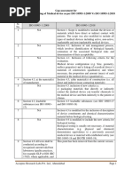 Gap Assessment For Biocompatibility Testing of Medical Device As Per ISO 10993-1:2009 Vs ISO 10993-1:2018