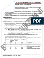 Micro CH-11 Price Determination and Simple Applications