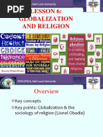 Lecture-6 Globalization-Religion Obadia PDF