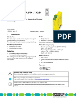 PSR-... - 24UC/ESA2/4X1/1X2/B: Safety Relay For Emergency Stop and Safety Door Monitoring