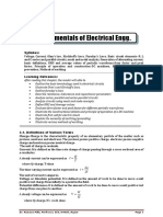 Unit-III (Fundamentals of Electrical Engg.) PDF