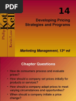 Developing Pricing Strategies and Programs