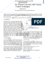 Simulation Study of Boost Converter With Various Control Techniques