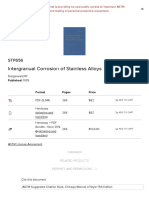 STP656 Intergranual Corrosion of Stainless Alloys