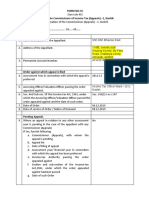 Form No.35 Appeal To The Commissioner of Income Tax (Appeals) - 1, Nashik