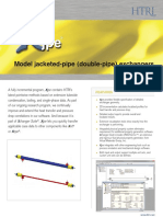 Model Jacketed-Pipe (Double-Pipe) Exchangers: Features