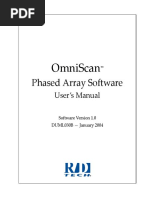 Omniscan Software Manual 2.0