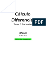 Tarea 3. Derivadas, UNAD