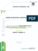 0 Formato para Realizar El Manual Ambiental