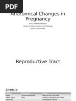 Anatomical Changes in Pregnancy