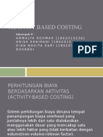 Activity Based Costing BAb 15 (Kel 9)