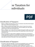 03 Income Taxation For Individuals Sample Problems