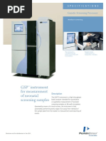 GSP Instrument For Measurement of Neonatal Screening Samples