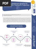 Promoting Healthcare Quality For Effective UHC Thailand's Trajectory