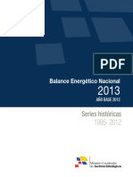 Balance Energético Nacional 2013 Base 2012 PDF