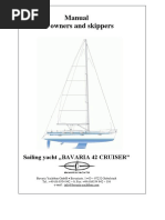 Manual For Owners and Skippers: Sailing Yacht BAVARIA 42 CRUISER"